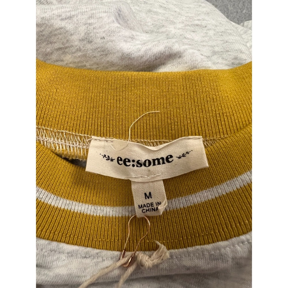 ee:some Sweater Women's Medium Gray Game Day Varsity Sweatshirt Pullover NWT - Picture 2 of 16